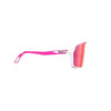 Очки Rudy Project SPINSHIELD White/Pink Fluo Matt - Multilaser Red, SP723858-0004