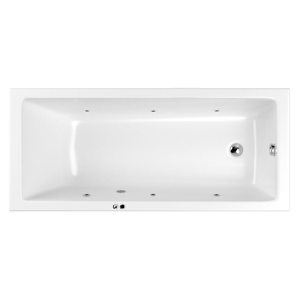 Ванна WHITECROSS Wave Slim 180x80 "SOFT" (хром) 0111.180080.100.SOFT.CR