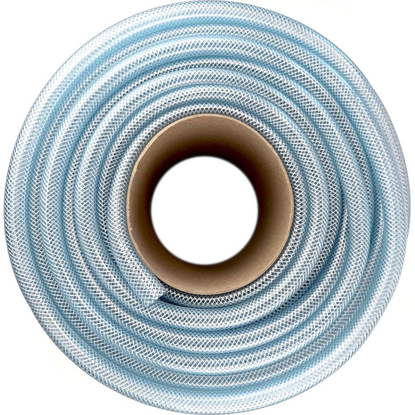 Прозрачный пищевой армированный трехслойный шланг Профитт 9272913-1