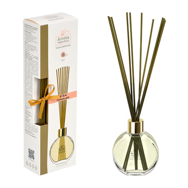 AROMA REPUBLIC Ароматический диффузор в стеклянном флаконе,"№54 Marmalade" 70