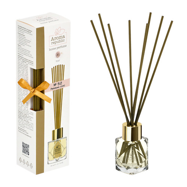 AROMA REPUBLIC Ароматический диффузор в стеклянном флаконе,"№52 Parisian chic" 30
