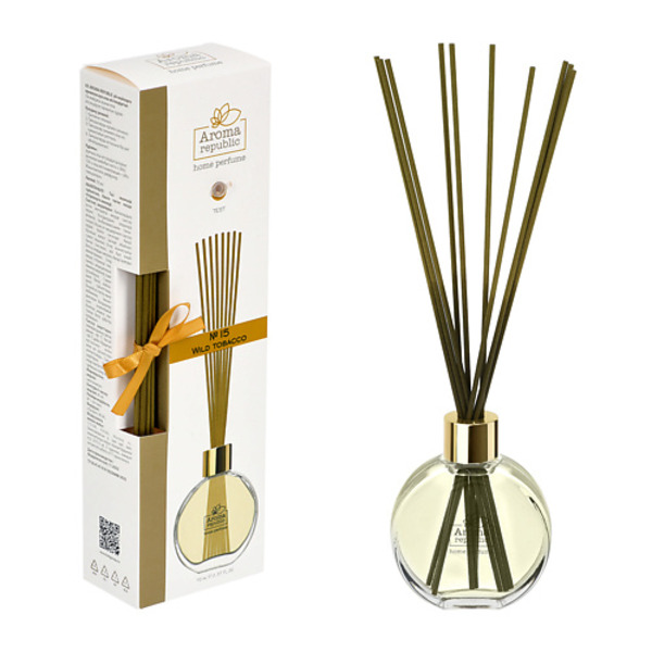 AROMA REPUBLIC Ароматический диффузор в стеклянном флаконе,"№15 Wild tоbacco" 70