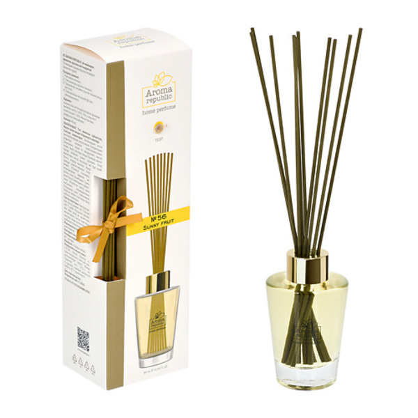 AROMA REPUBLIC Ароматический диффузор в стеклянном флаконе,"№56 Sunny fruit" 90