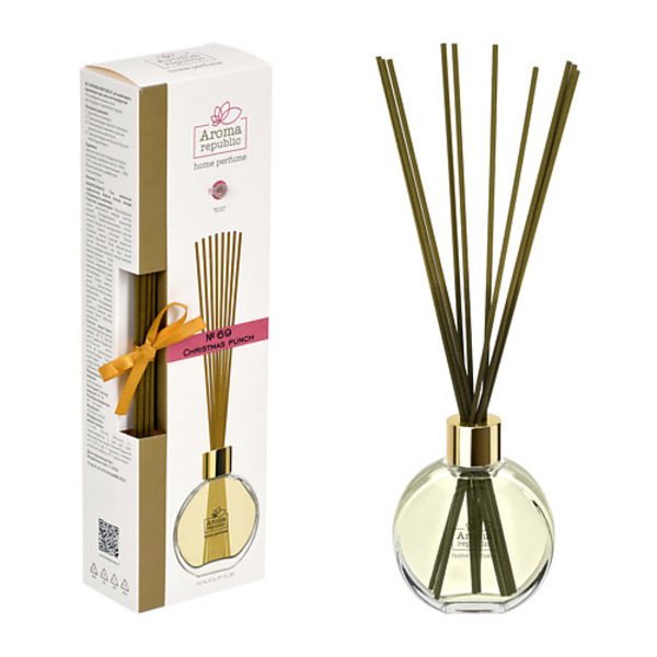 AROMA REPUBLIC Ароматический диффузор в стеклянном флаконе,"№69 Christmas punch" 70