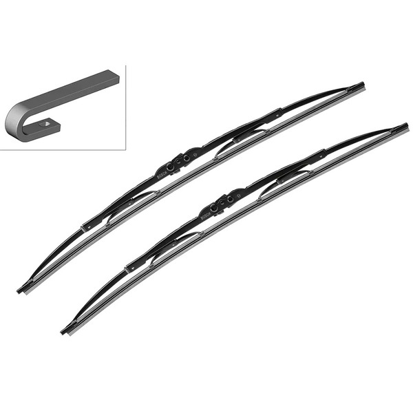 Щетка стеклоочистителя каркасная Bosch Twin 550/340мм (art. 3397010274)