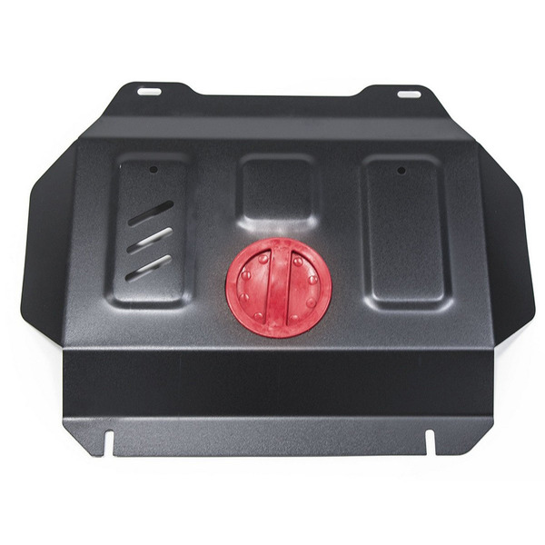 Защита радиатора и картера АвтоБРОНЯ для Toyota Fortuner 4WD 2017- (V - 2.8d; 2.7)/Hilux 4WD 2015- (часть 2)