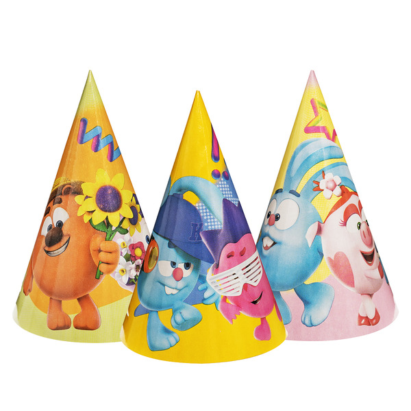 Колпаки, Смешарики, Ассорти, 6 шт. в упак.