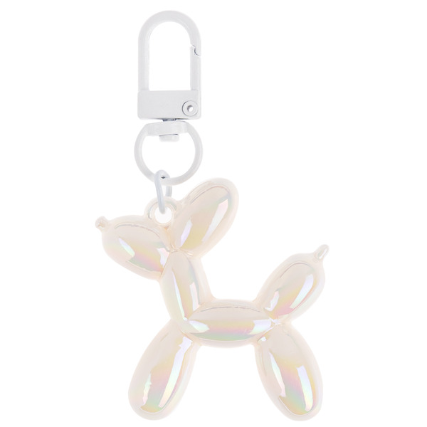 Брелок, Собачка ШДМ, Белый, 4,5 см, 1 шт.