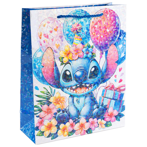 Пакет подарочный, 210гр, Любимый монстрик, Дизайн №4, Голография, 42*31*12 см, 1 шт.