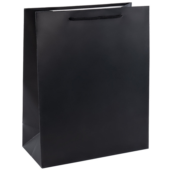 Пакет подарочный, 210гр, Классика, Черный, 23*18*10 см, 1 шт.