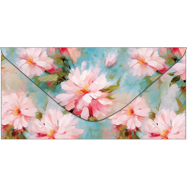 Конверты для денег, Цветы, 10 шт.