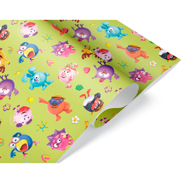 Упаковочная бумага 90гр (0,7*1 м) Смешарики, 10 шт.