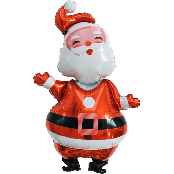 Шар (47"/119 см) Фигура, Веселый Дед Мороз, 1 шт. в уп.