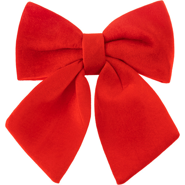 Декоративный бант Нарядный, Красный, 30*34 см, 1 шт. в упак.