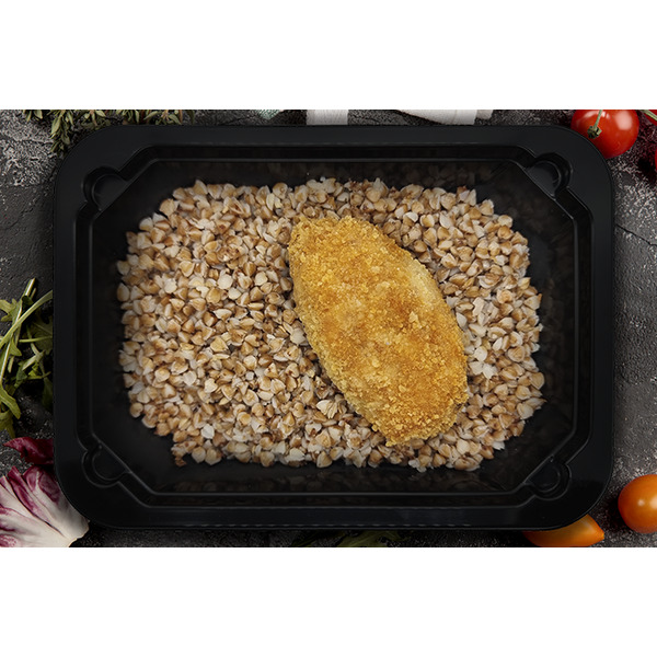 Котлета сливочная с гречкой, 300г