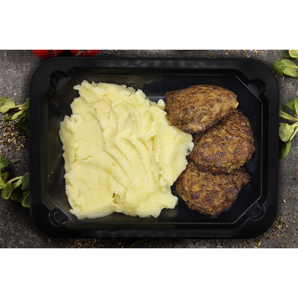 Котлеты печеночные с пюре, 300г