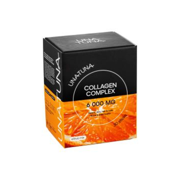 UNATUNA, Комплекс коллагена, со вкусом цитрусовый микс , стики, 30 шт.