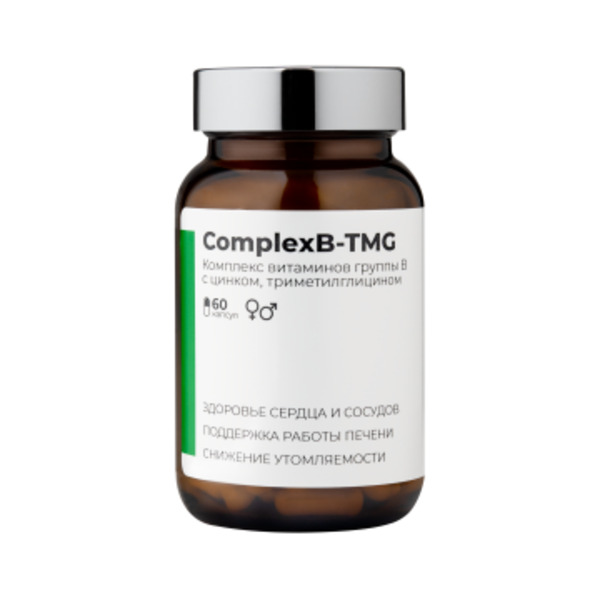 SOLOWAYS, Комплекс Б-ТМГ (для повышения энергии), капсулы, 60 шт.