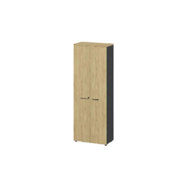 Шкаф высокий 800х420х2210 FLEX 221 cabinet shelves Flex Гикори/Графит