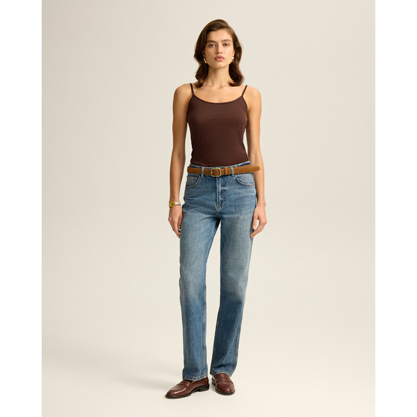 Джинсы прямого кроя Straight, синий