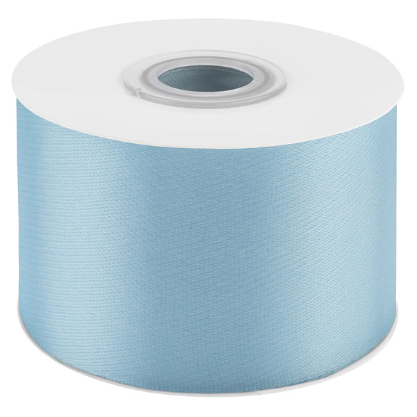 Лента атласная (5 см*22,85 м) Голубой, 1 шт.