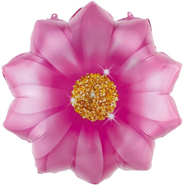 Шар (21"/53 см) Цветок, Розовый, 1 шт.