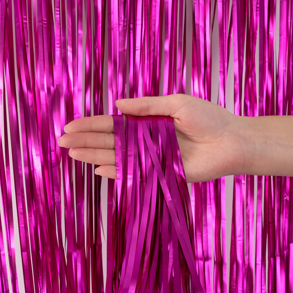 Занавес Дождик Фуше, Матовый металл, 100*200 см, 1 шт.