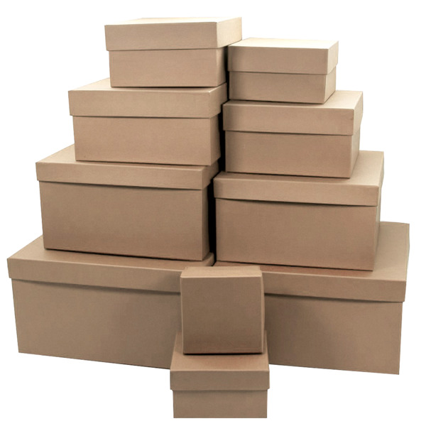 Набор коробок Крафт, 28*28*15 см, 10 шт. в упак.