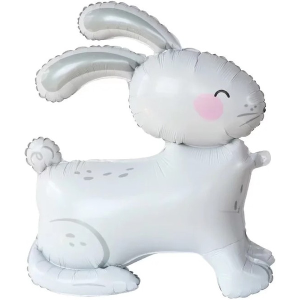 Шар 3D (34"/86 см) Фигура, Кролик, 1 шт.