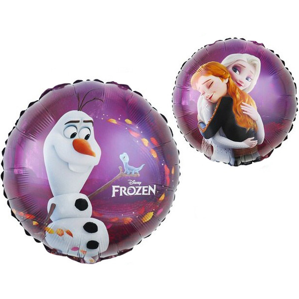 Шар (18"/46 см) Круг, Холодное сердце 2, 1 шт.