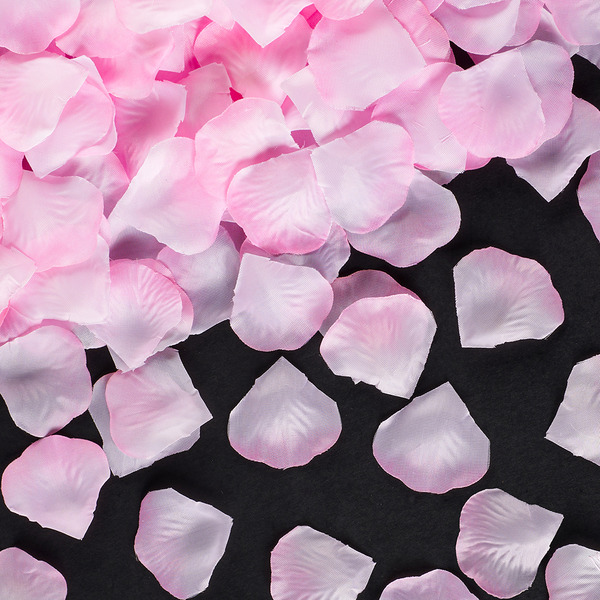 Искусственные лепестки роз, Розовый, 5,5*5,5 см, 150 г.