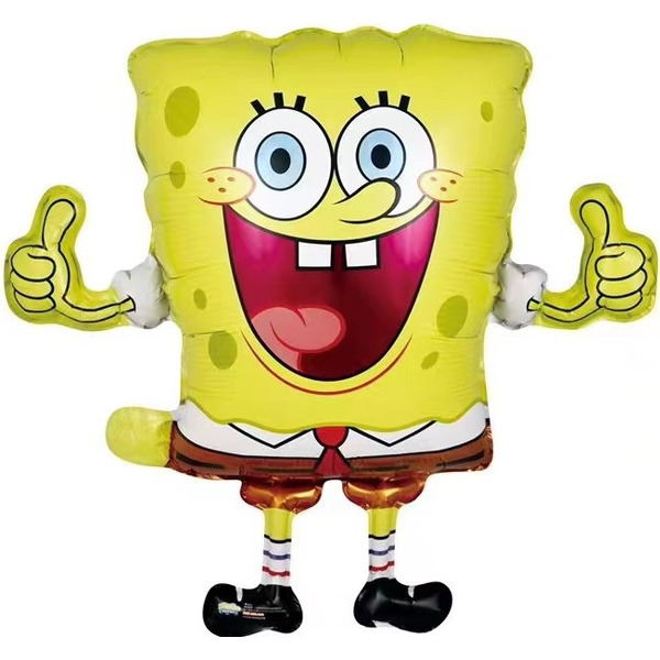 Шар (27"/69 см) Фигура, Весельчак Губка, 1 шт. в уп.