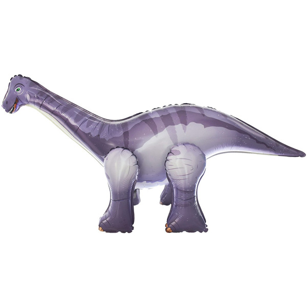 Шар 3D (47"/119 см) Фигура, Динозавр Диплодок, 1 шт. в уп.