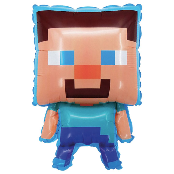 Шар (26"/66 см) Фигура, Пиксельный герой, 1 шт. в уп.