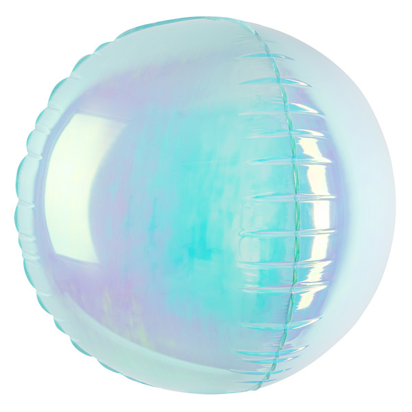 Шар 3D (60"/152 см) Сфера, Голубой, Хамелеон, 1 шт. в уп.