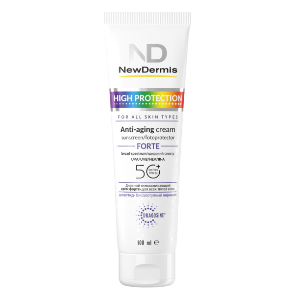 Крем NEWDERMIS дневной омолаживающий SPF 50+ PPD 24, 100 мл