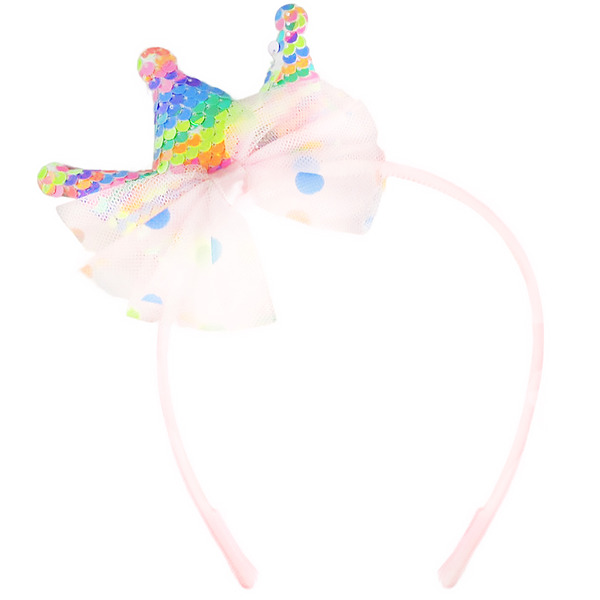 Ободок, Волшебная корона, Розовый, 1 шт.