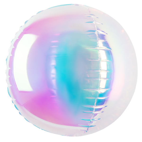 Шар 3D (10"/25 см) Мини-сфера, Зеркальный, Хамелеон, 1 шт. в уп.