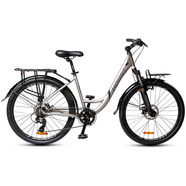 Женский велосипед Horst Shadow, год 2024, цвет Серебристый, ростовка 17