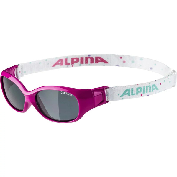Alpina Велоочки Alpina Sports Flexxy Kids Pink/Dots Gloss (A8495457), цвет Розовый