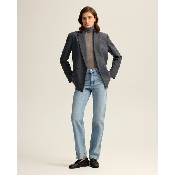 Джинсы прямого кроя Straight, голубой