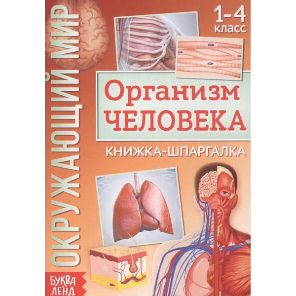 Окружающий мир. Организм человека. Книжка-шпаргалка для 1-4 класса