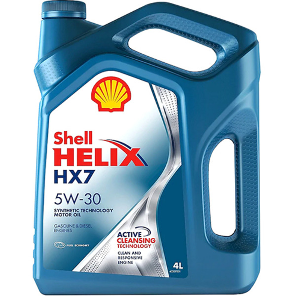 Моторное масло Shell Helix HX7 5W-30, 4 л