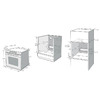 Встраиваемый электрический духовой шкаф с микроволнами Korting OKB 1340 GNBX MW