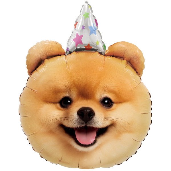 Шар (28"/71 см) Фигура, Собачка в колпачке, 1 шт. в уп.