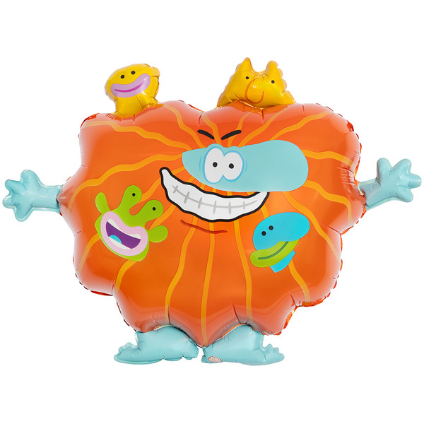 Шар (29"/74 см) Фигура, Бодо Бородо, Яркие Морфы, 1 шт. в уп.