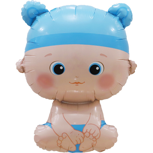 Шар (33"/84 см) Фигура, Малыш Мальчик, 1 шт. в уп.