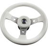 Рулевое колесо DELFINO обод белый,спицы серебряные д. 310 мм VN70103-08