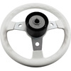 Рулевое колесо DELFINO обод белый,спицы серебряные д. 310 мм VN70103-08