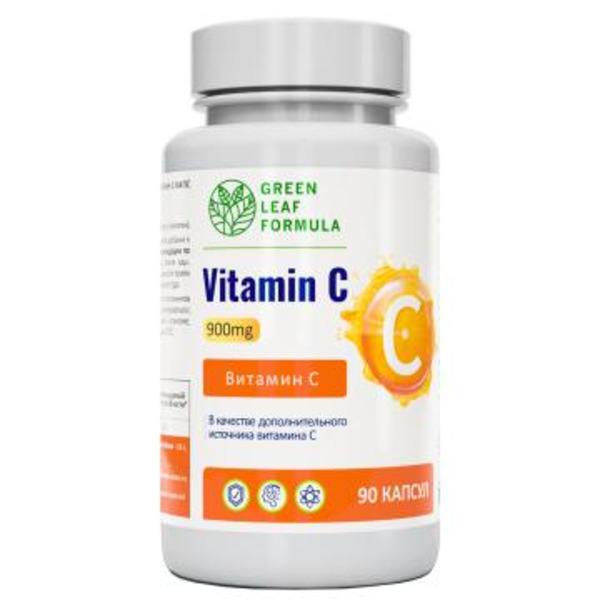 Green Leaf Formula, Витамин С (аскорбат кальция), капсулы, 90 шт.